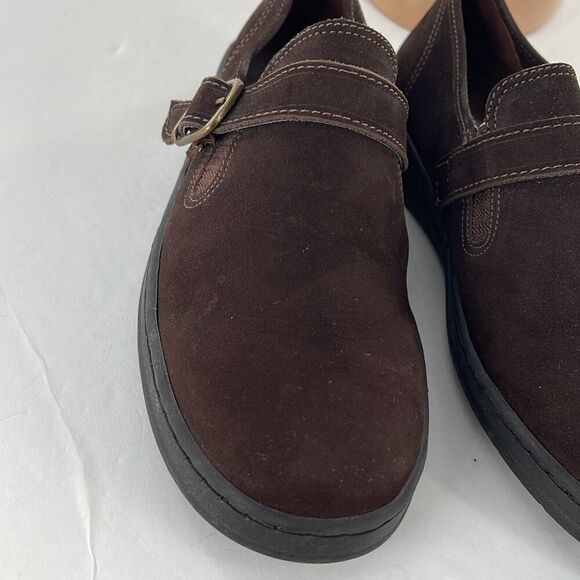 Azalea size 6  brown suede loafers - Picture 2 of 10